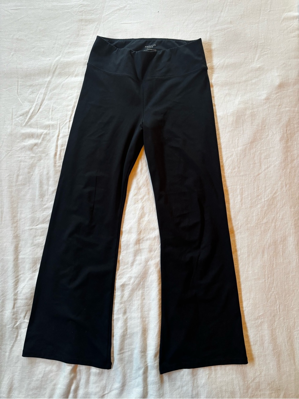 American Eagle Black Flared Yoga Pants